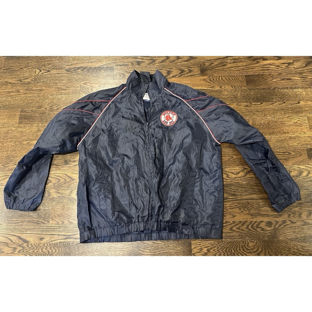 Vintage BOSTON RED SOX Men 2XL XXL MLB Genuine Merchandise Jacket Full Zip